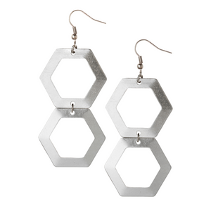Kind of a Big Dilly Silver Earrings - Leo With Love 