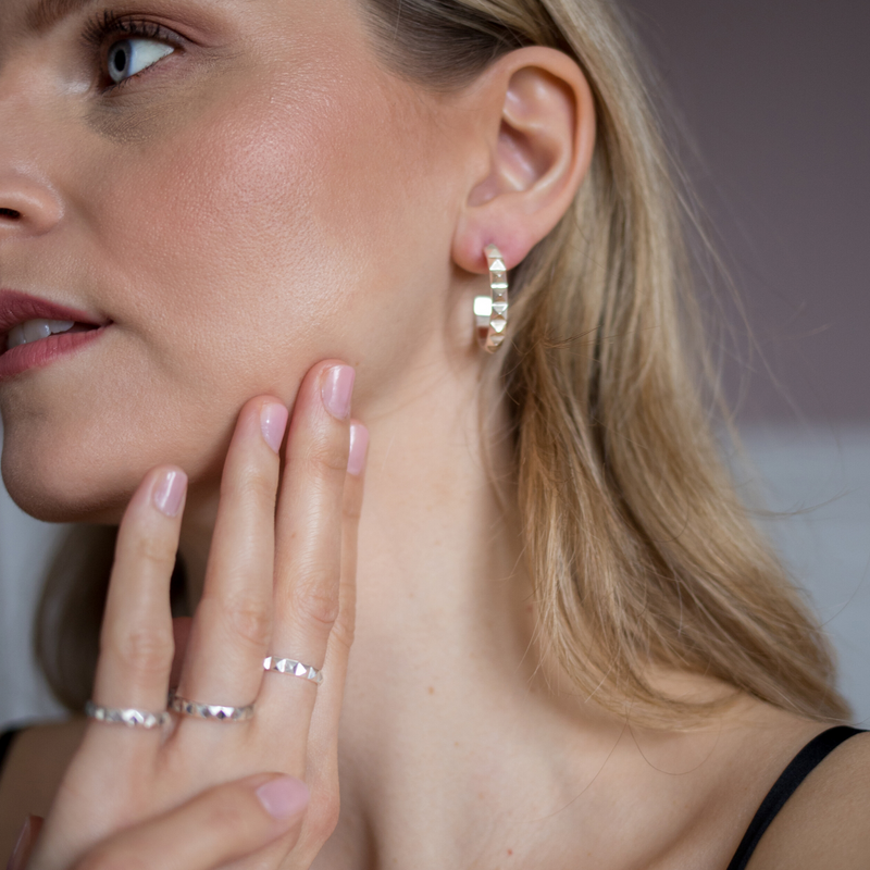 Stud Hoops - Leo With Love 