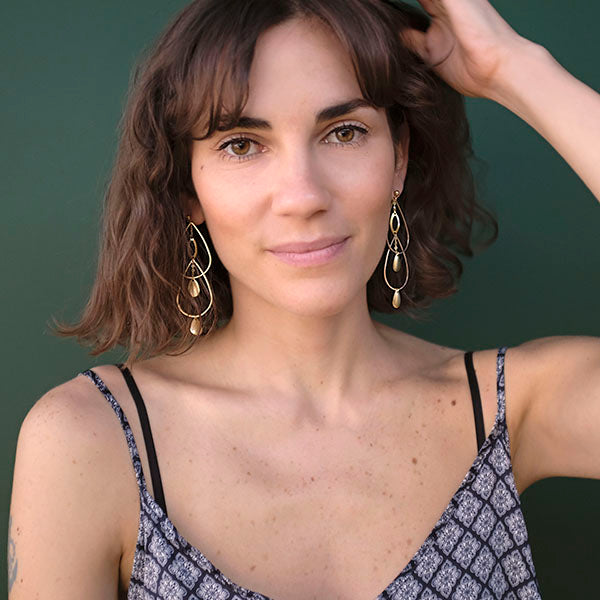 Liba Earrings - Leo With Love 