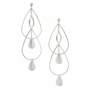 Silver Liba Earrings - Leo With Love 