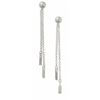 Silver Nicole Earrings - Leo With Love 